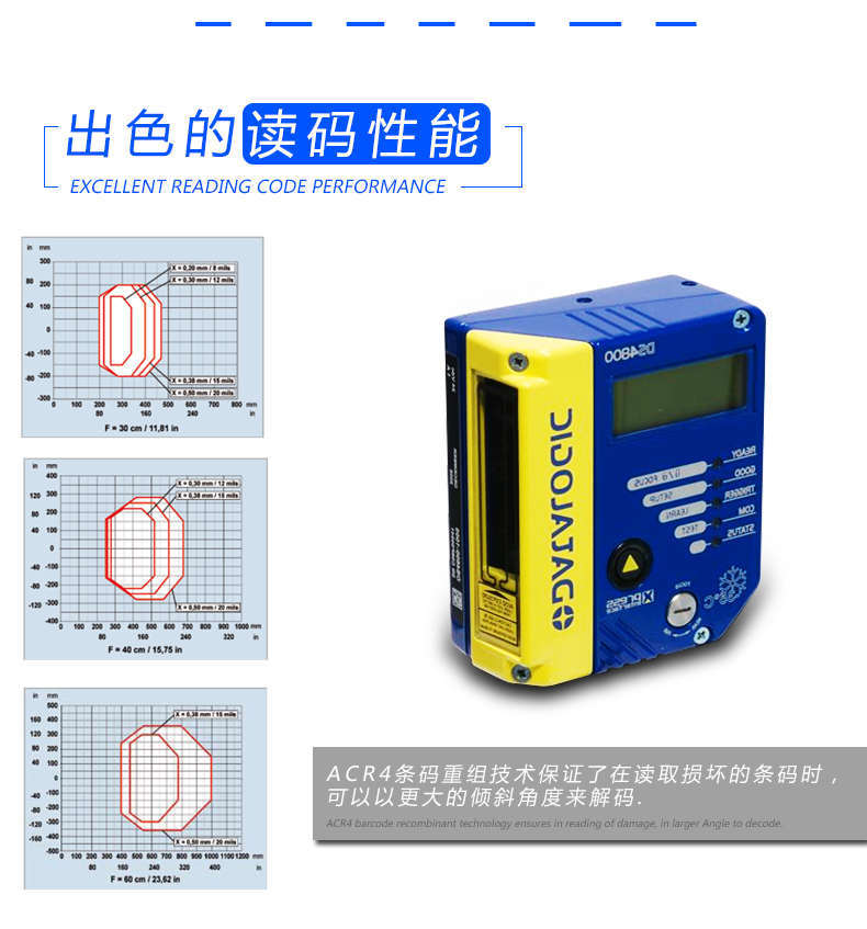 Datalogic DS4800工業一維讀碼器